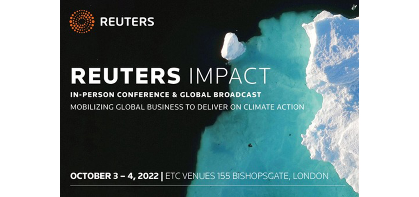20220921 Ricoh President and CEO takes the stage at Reuters IMPACT 2022